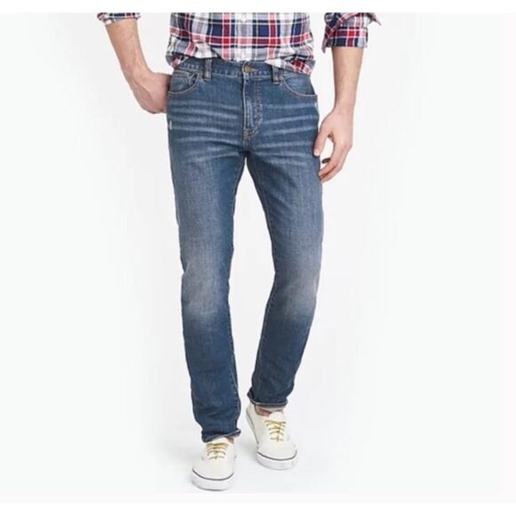 J. Crew Factory The Driggs Straight Fit Jeans - Size W32 L32 - Picture 1 of 6